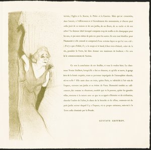 Yvette Guilbert de Henri de Toulouse-Lautrec