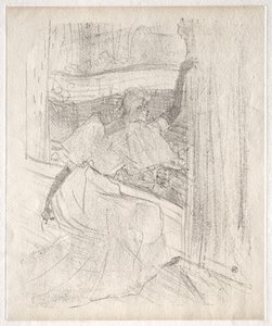 Yvette Guilbert: saludando al público de Henri de Toulouse-Lautrec