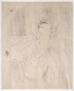 Yvette Guilbert: en Ménilmontant, de Bruant de Henri de Toulouse-Lautrec
