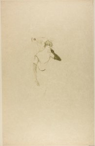 Yvette Guilbert, en Colombine à Pierrot de Henri de Toulouse-Lautrec
