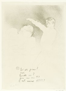 Retrato de Marcelle Lender y Albert Brasseur en la variété
Aux Variété
