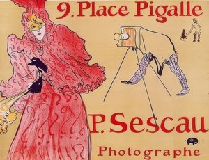 9. Place Pigalle - P. Sescau, Fotógrafo de Henri de Toulouse Lautrec