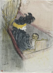 Una idilio principesco, Clara Ward, 1897 de Henri de Toulouse Lautrec
