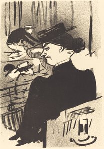 Una Espectadora, 1893 de Henri de Toulouse Lautrec