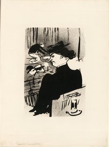 Un espectador, de Le Café-Concert de Henri de Toulouse Lautrec