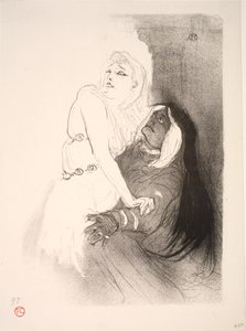 A la Renaissance, Sarah Bernhardt en Phèdre de Henri de Toulouse Lautrec