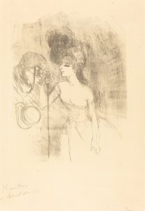 Anna Held y Baldy de Henri de Toulouse Lautrec