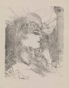 Anna Held, de Retratos d de Henri de Toulouse Lautrec