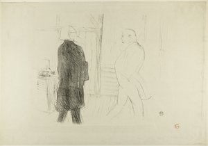 Antoine y Gémier, en Una quiebra de Henri de Toulouse Lautrec