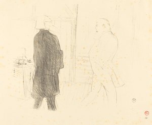 Antoine y Gémier en Une Faillite, 1894 de Henri de Toulouse Lautrec