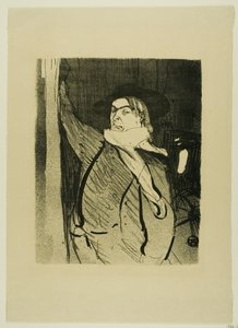 Aristide Bruant, de Le Café-Concert de Henri de Toulouse Lautrec