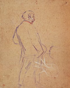 Aristide Bruant cantando en su cabaret de Henri de Toulouse Lautrec