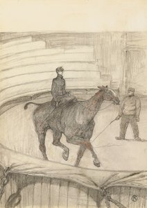 En el circo: Ensayo, 1899 de Henri de Toulouse Lautrec