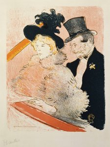 En el concierto, 1896 de Henri de Toulouse Lautrec