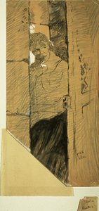 En la puerta de Henri de Toulouse Lautrec