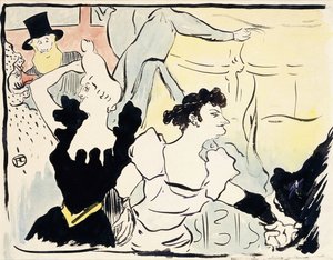 En el Baile de Máscaras - Fiestas Parisinas - Nuevas Revelaciones de Henri de Toulouse Lautrec