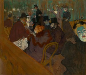 En el Moulin Rouge de Henri de Toulouse Lautrec
