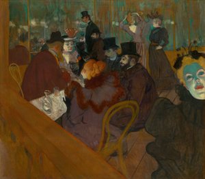 En el Moulin Rouge de Henri de Toulouse Lautrec