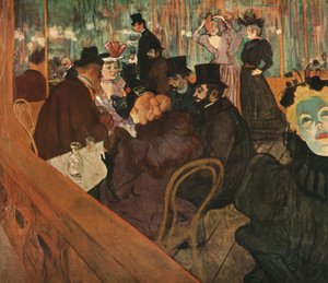 En el Moulin Rouge de Henri de Toulouse Lautrec