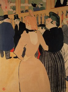 En el Moulin Rouge: La Goulue y su hermana, 1892 de Henri de Toulouse Lautrec