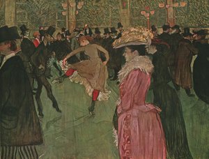 En el Moulin Rouge: El baile, 1890, 1952 de Henri de Toulouse Lautrec