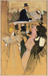En el Baile de la Ópera, 1893 de Henri de Toulouse Lautrec
