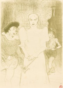En la Ópera: Mme. Caron en Fausto de Henri de Toulouse Lautrec