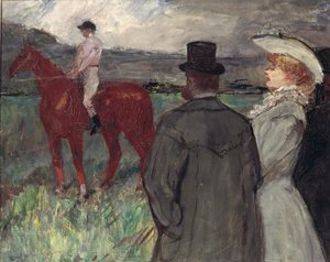 En el hipódromo de Henri de Toulouse Lautrec