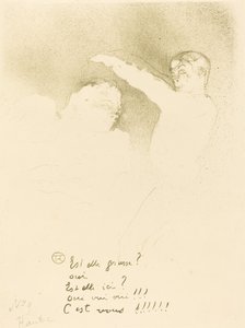En las variedades: Mlle. Lender y Brasseur, 1893 de Henri de Toulouse Lautrec
