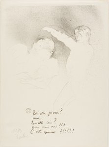 En las Variétés: Mademoiselle Lender y Brasseur de Henri de Toulouse Lautrec