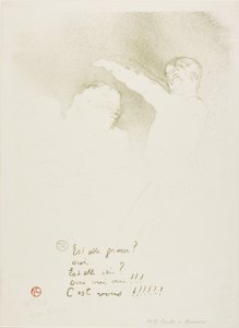 En el Variétés: Mademoiselle Lender y Brasseur de Henri de Toulouse Lautrec