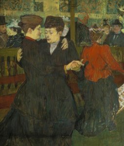 En el Moulin-Rouge. Las dos bailarinas de Henri de Toulouse Lautrec