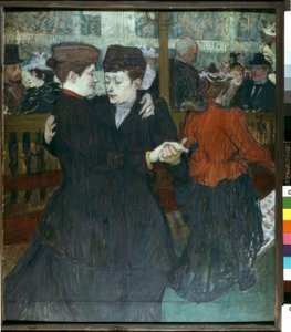 En el Moulin-Rouge. Las dos bailarinas de Henri de Toulouse Lautrec