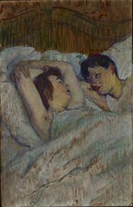En la cama, 1892
