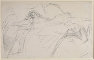 En la cama, 1896 circa de Henri de Toulouse Lautrec