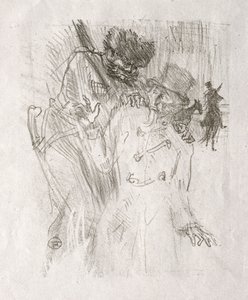 Au pied du Sinaï: Arrestación de Schlomé Fuss de Henri de Toulouse Lautrec