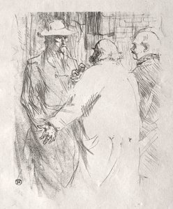 Al pie del Sinaí: Clemenceau en Busk de Henri de Toulouse Lautrec