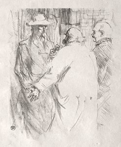 Al pie del Sinaí: Clemenceau en Busk, 1898 de Henri de Toulouse Lautrec