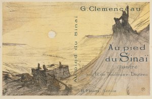 Au pied du Sinaï: Couverture, 1898