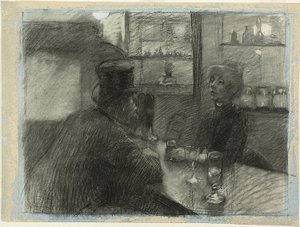 Bar del Café de la rue de Rome de Henri de Toulouse Lautrec