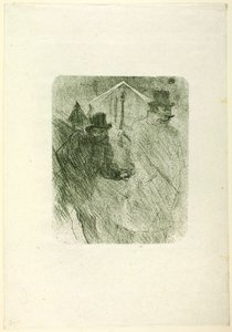 Barón Moïse pidiendo limosna, de Au Pied du Sinaï de Henri de Toulouse Lautrec