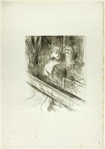 Barón Moïse, la caja, de Au Pied du Sinaï de Henri de Toulouse Lautrec