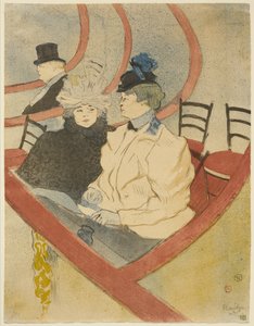 Palco en el Gran Nivel de Henri de Toulouse Lautrec