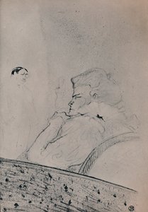 Brandes en su camerino de Henri de Toulouse Lautrec