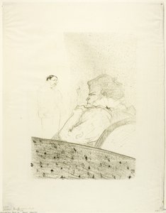 Brandès en su palco de Henri de Toulouse Lautrec