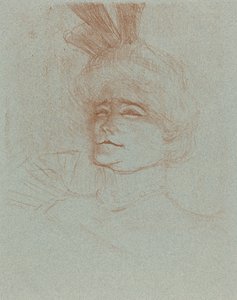 Busto de Mlle. Marcelle Lender, tres cuartos, 1898