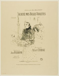 Compra mis Bonitas Violetas, de Mélodies de Désiré Dihau de Henri de Toulouse Lautrec