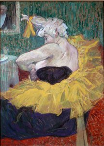 Cha-U-Kao en el camerino de Henri de Toulouse Lautrec
