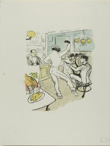 Chocolat Bailando de Henri de Toulouse Lautrec