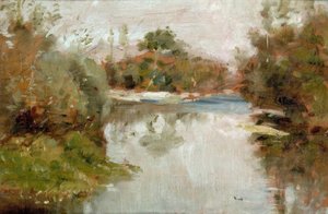 Céleyran. A orillas del río de Henri de Toulouse Lautrec